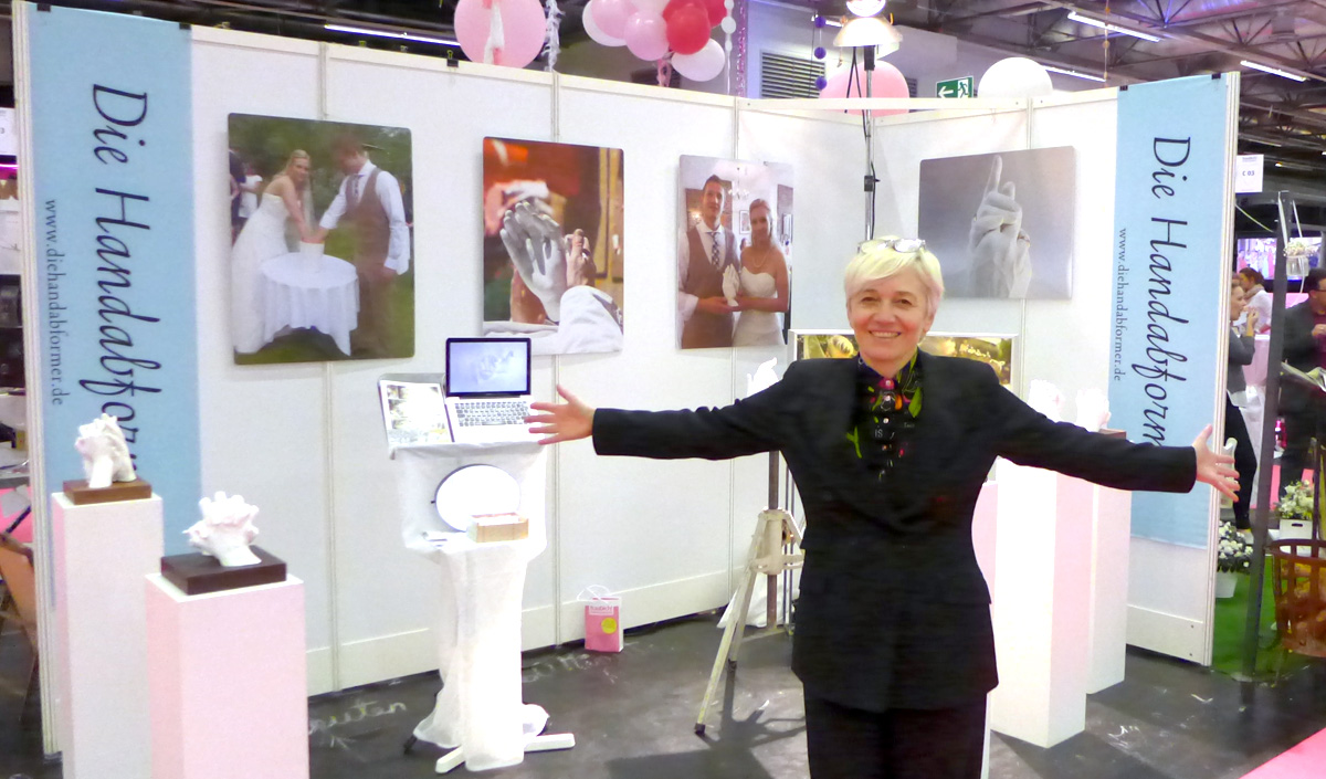 Foto: Ute Krafft auf der Messe Trau Dich!